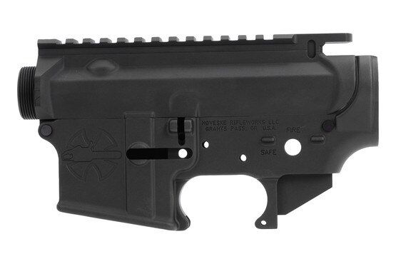 Noveske Chainsaw lower receiver featuring flared magazine well and hard anodized finish